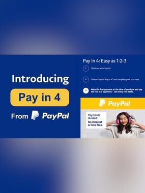 Enjoy Buy Now Pay In Four With PayPal